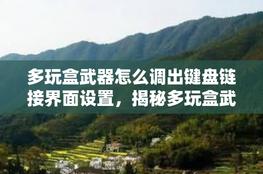 多玩盒武器怎么调出键盘链接界面设置，揭秘多玩盒武器的神秘面纱