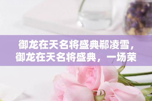 御龙在天名将盛典郗凌雪，御龙在天名将盛典，一场荣耀与激情的盛宴