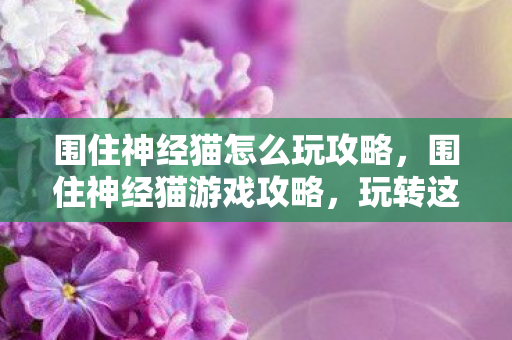 围住神经猫怎么玩攻略,围住神经猫游戏攻略,玩转这个充满挑战的游戏! 围住神经猫怎么玩攻略,围住神经猫游戏攻略,玩转这个充满挑战的游戏!