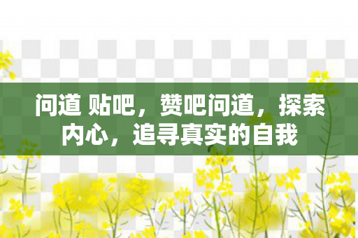 问道 贴吧,赞吧问道,探索内心,追寻真实的自我 问道 贴吧,赞吧问道,探索内心,追寻真实的自我