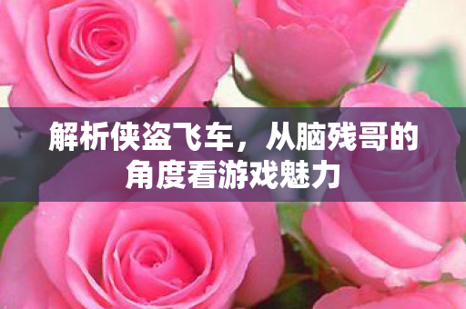 解析侠盗飞车，从脑残哥的角度看游戏魅力