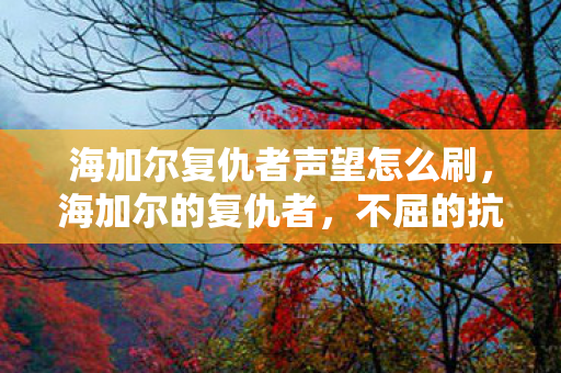 海加尔复仇者声望怎么刷，海加尔的复仇者，不屈的抗争与荣耀的归来