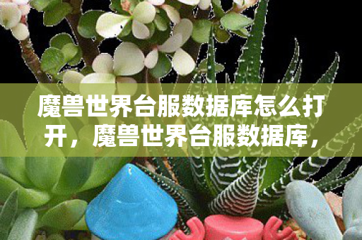 魔兽世界台服数据库怎么打开,魔兽世界台服数据库,深入解析与探讨 魔兽世界台服数据库怎么打开,魔兽世界台服数据库,深入解析与探讨