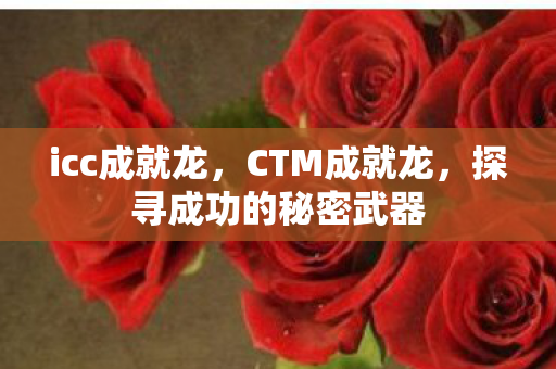 icc成就龙，CTM成就龙，探寻成功的秘密武器