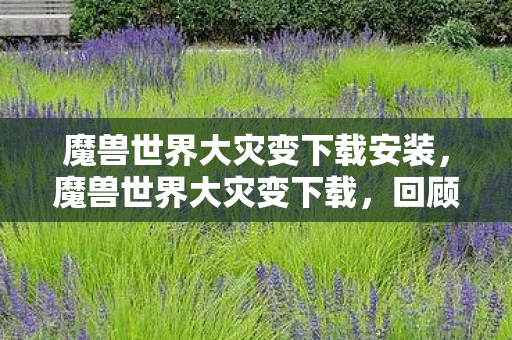 魔兽世界大灾变下载安装，魔兽世界大灾变下载，回顾与攻略