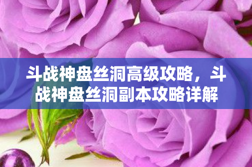 斗战神盘丝洞高级攻略，斗战神盘丝洞副本攻略详解