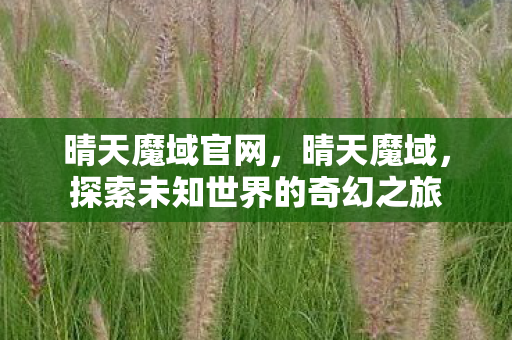 晴天魔域官网,晴天魔域,探索未知世界的奇幻之旅 晴天魔域官网,晴天魔域,探索未知世界的奇幻之旅