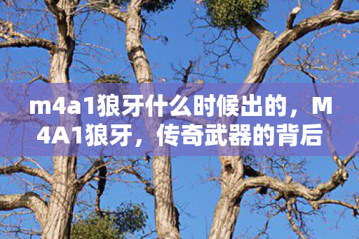 m4a1狼牙什么时候出的，M4A1狼牙，传奇武器的背后故事