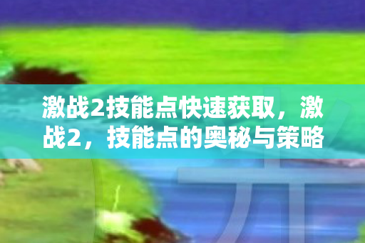 激战2技能点快速获取，激战2，技能点的奥秘与策略应用