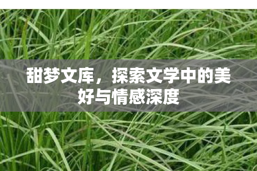 甜梦文库，探索文学中的美好与情感深度