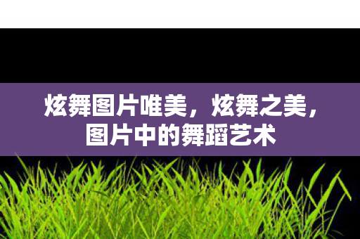 炫舞图片唯美，炫舞之美，图片中的舞蹈艺术