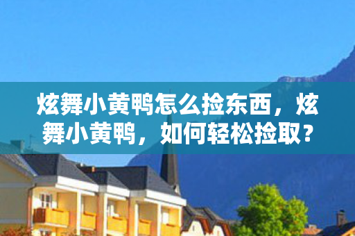 炫舞小黄鸭怎么捡东西，炫舞小黄鸭，如何轻松捡取？