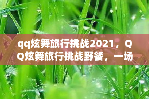 qq炫舞旅行挑战2021，QQ炫舞旅行挑战野餐，一场别开生面的虚拟舞蹈盛宴