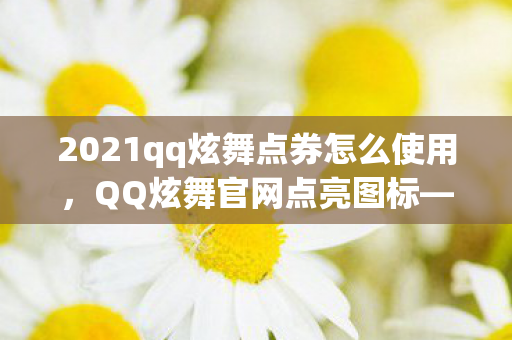 2021qq炫舞点券怎么使用，QQ炫舞官网点亮图标—引领你的游戏新风尚