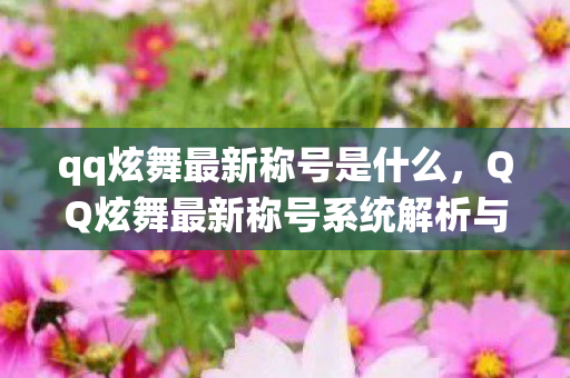 qq炫舞最新称号是什么，QQ炫舞最新称号系统解析与攻略