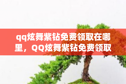 qq炫舞紫钻免费领取在哪里，QQ炫舞紫钻免费领取全攻略，省钱玩家的福音