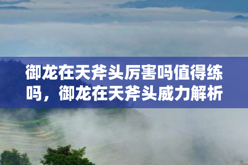 御龙在天斧头厉害吗值得练吗，御龙在天斧头威力解析