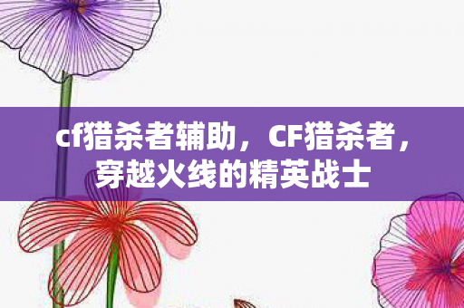 cf猎杀者辅助,CF猎杀者,穿越火线的精英战士 cf猎杀者辅助,CF猎杀者,穿越火线的精英战士