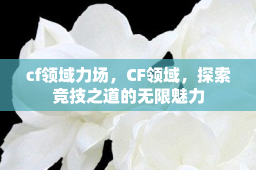 cf领域力场，CF领域，探索竞技之道的无限魅力