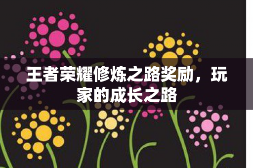 王者荣耀修炼之路奖励，玩家的成长之路