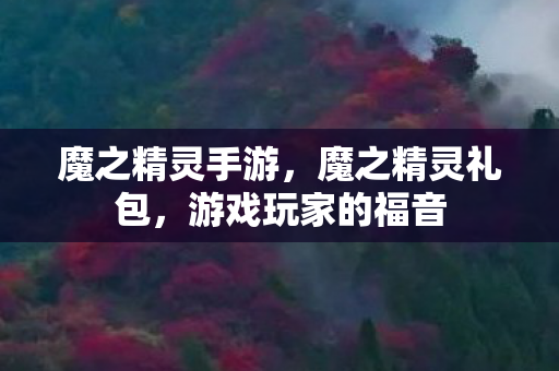 魔之精灵手游，魔之精灵礼包，游戏玩家的福音