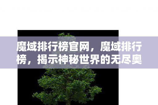魔域排行榜官网，魔域排行榜，揭示神秘世界的无尽奥秘