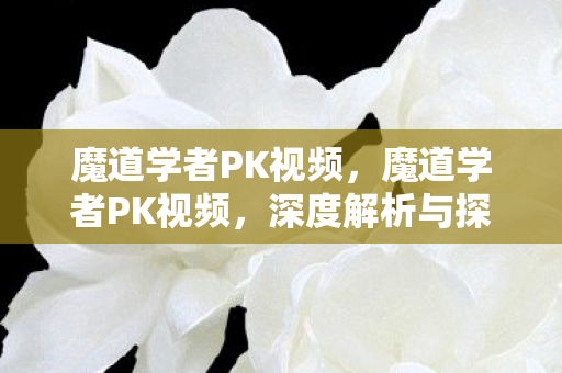 魔道学者PK视频，魔道学者PK视频，深度解析与探讨