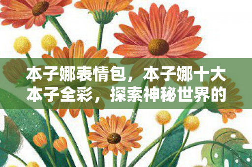 本子娜表情包，本子娜十大本子全彩，探索神秘世界的艺术之旅