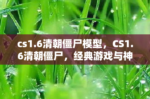 cs1.6清朝僵尸模型，CS1.6清朝僵尸，经典游戏与神秘文化的奇妙碰撞