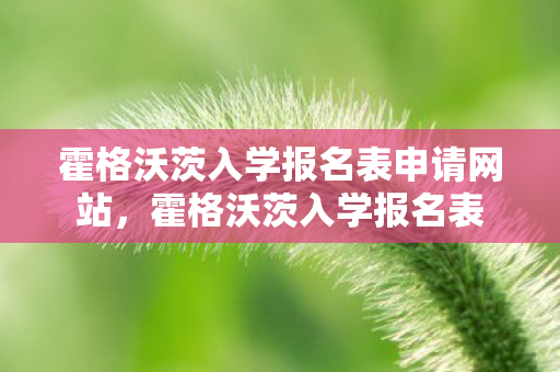 霍格沃茨入学报名表申请网站，霍格沃茨入学报名表