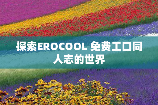 探索EROCOOL 免费工口同人志的世界