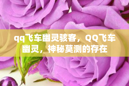 qq飞车幽灵骇客,QQ飞车幽灵,神秘莫测的存在 qq飞车幽灵骇客,QQ飞车幽灵,神秘莫测的存在