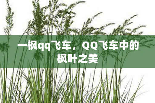 一枫qq飞车,QQ飞车中的枫叶之美 一枫qq飞车,QQ飞车中的枫叶之美