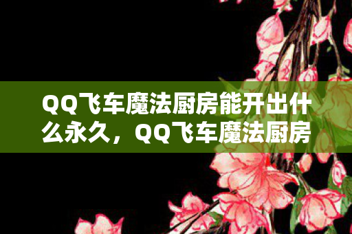 QQ飞车魔法厨房能开出什么永久，QQ飞车魔法厨房，探索烹饪之道的奇幻旅程