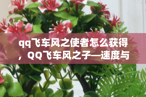 qq飞车风之使者怎么获得，QQ飞车风之子—速度与激情的极致体验