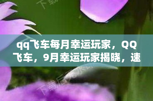 qq飞车每月幸运玩家,QQ飞车,9月幸运玩家揭晓,速度与梦想共舞的时刻! qq飞车每月幸运玩家,QQ飞车,9月幸运玩家揭晓,速度与梦想共舞的时刻!