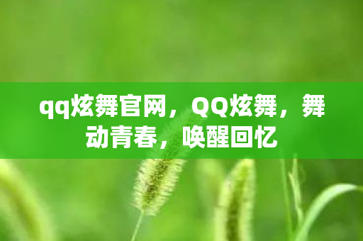 qq炫舞官网,QQ炫舞,舞动青春,唤醒回忆 qq炫舞官网,QQ炫舞,舞动青春,唤醒回忆