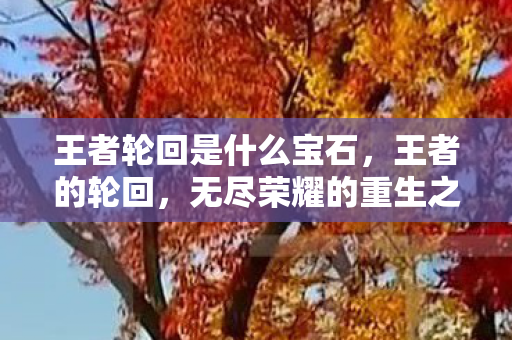 王者轮回是什么宝石，王者的轮回，无尽荣耀的重生之路