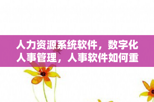 人力资源系统软件,数字化人事管理,人事软件如何重塑企业人力资源管理 人力资源系统软件,数字化人事管理,人事软件如何重塑企业人力资源管理