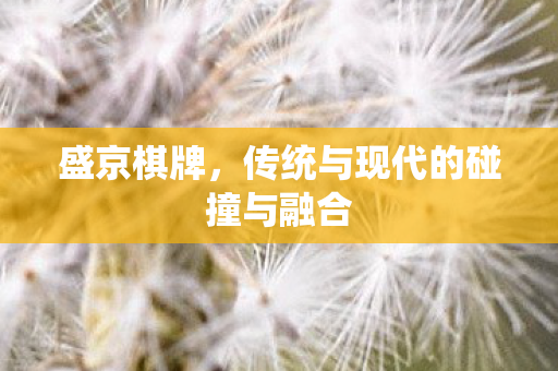盛京棋牌，传统与现代的碰撞与融合