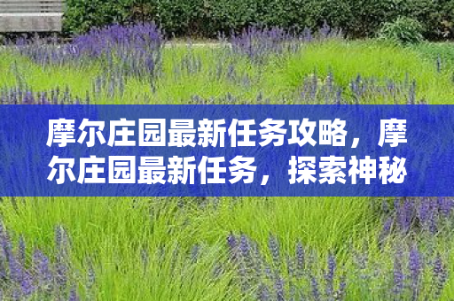 摩尔庄园最新任务攻略，摩尔庄园最新任务，探索神秘岛屿，解锁全新剧情