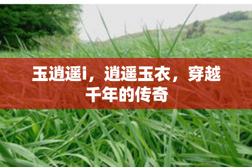 玉逍遥i，逍遥玉衣，穿越千年的传奇