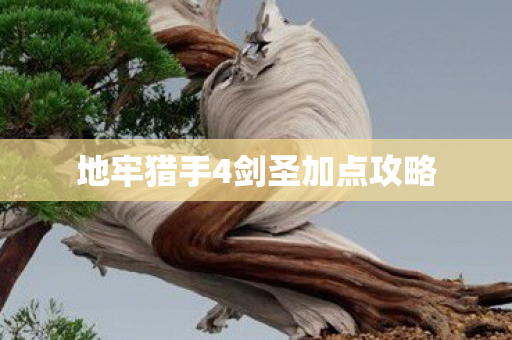 地牢猎手4剑圣加点攻略