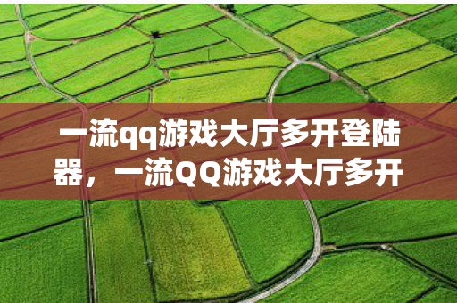一流qq游戏大厅多开登陆器，一流QQ游戏大厅多开，提升游戏效率与乐趣的必备技巧