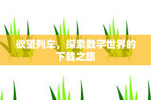 欲望列车，探索数字世界的下载之旅