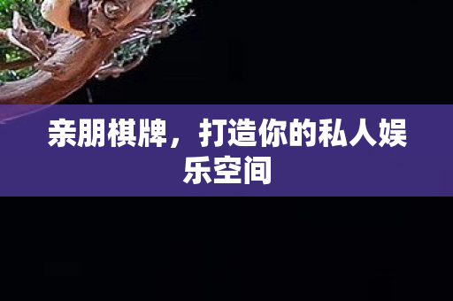 亲朋棋牌，打造你的私人娱乐空间