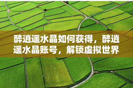 醉逍遥水晶如何获得，醉逍遥水晶账号，解锁虚拟世界的神秘钥匙