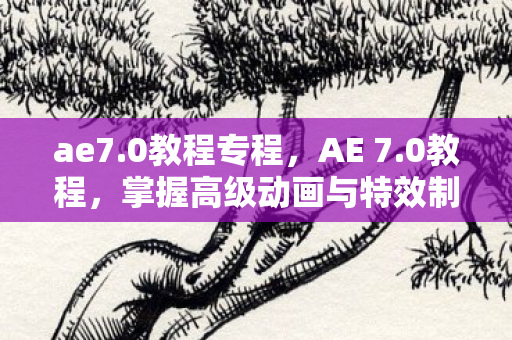 ae7.0教程专程，AE 7.0教程，掌握高级动画与特效制作技巧