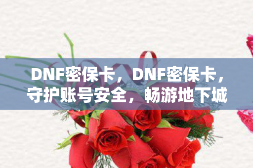 DNF密保卡，DNF密保卡，守护账号安全，畅游地下城世界