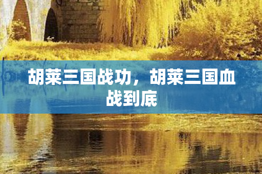 胡莱三国战功，胡莱三国血战到底